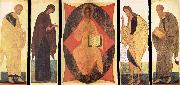 Andrei Rublev and Assistants,Deisis,Christ in Majesty Among the Cherubins